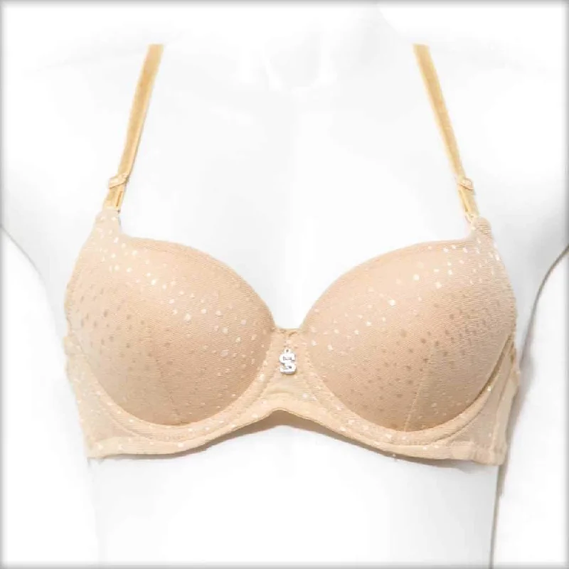 Women's wireless bras for all - day comfortSister Hood Pushup Bra Skin