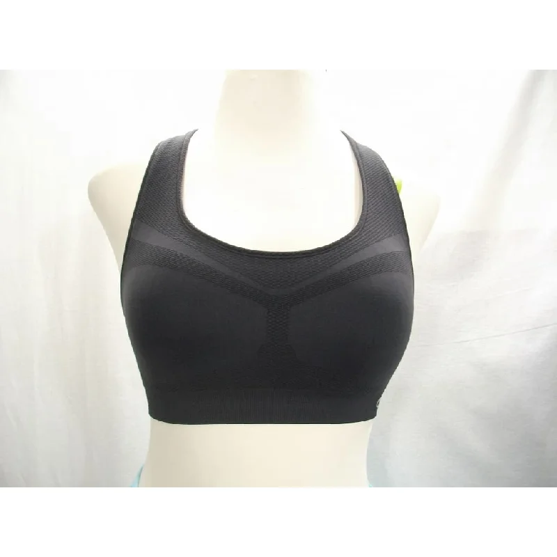 petite women sport bra with proper fitChampion 2900 Freedom Seamless Wire Free Sports Bra SMALL Asphalt Gray NWT