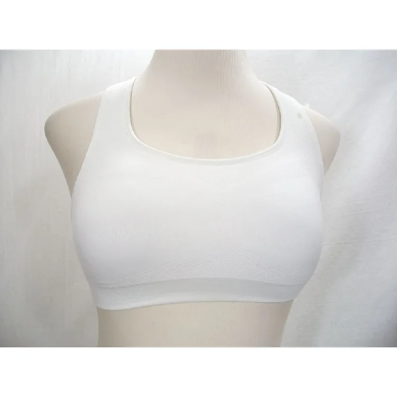 sequined women sport bra for a sparkly effectChampion 2900 Freedom Seamless Wire Free Sports Bra SMALL White NWT