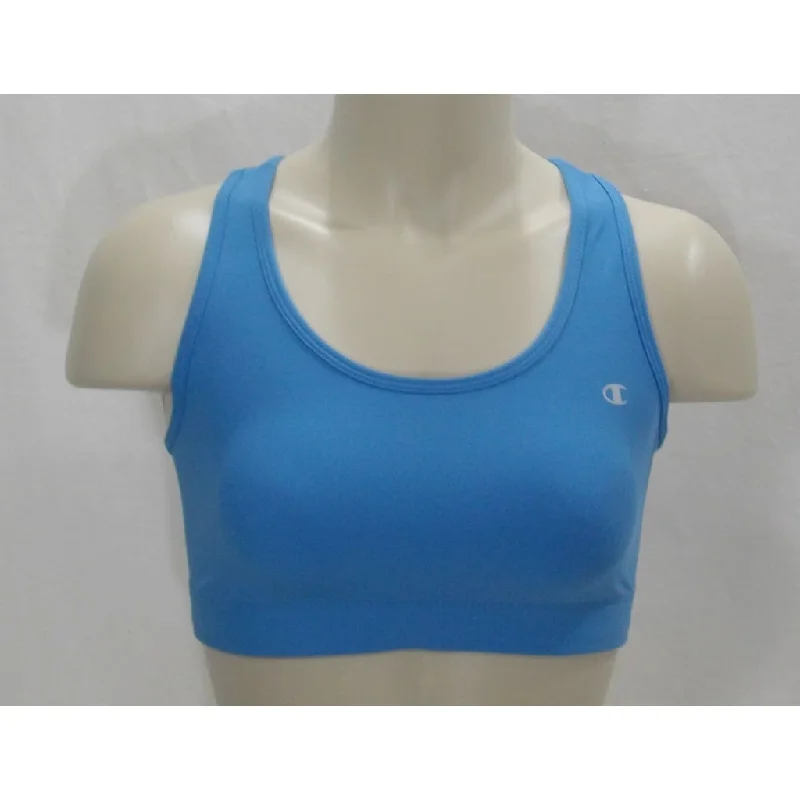 medium impact compression women sport braChampion 6981 Double Dry Reversible Fitness Wire Free Sports Bra MEDIUM Blue