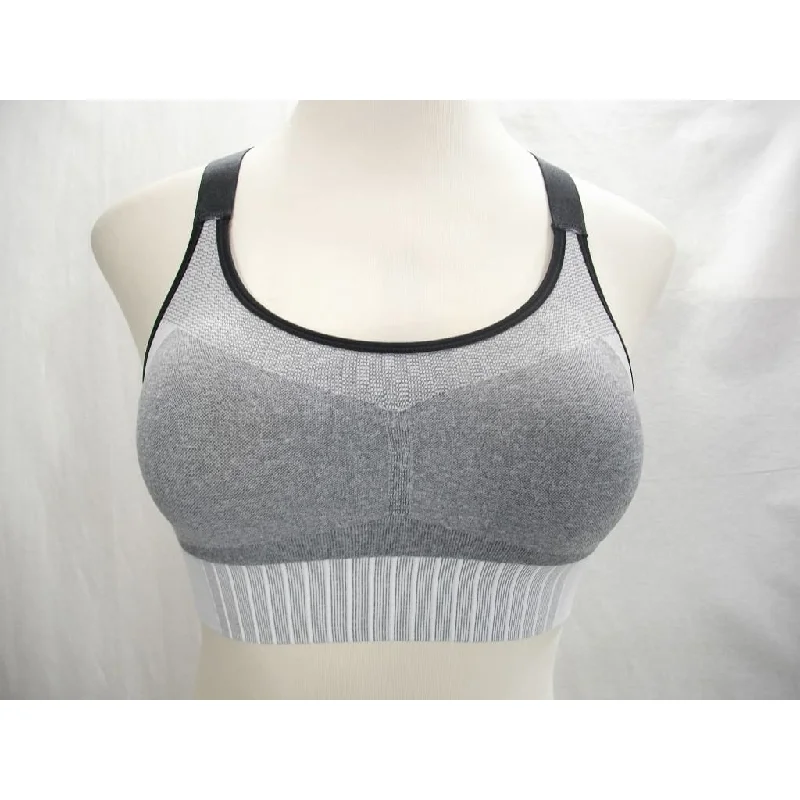 post - surgery women sport bra for support and comfortChampion B9477 Seamless Shape Wire Free Y-Back Bra MEDIUM Black & White NWT