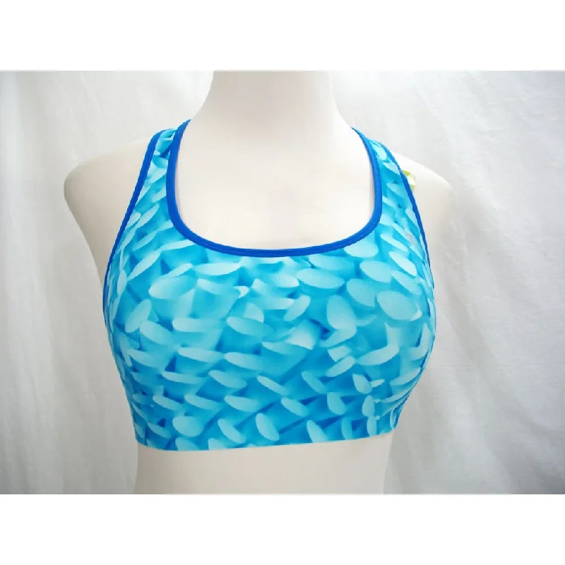 machine - made women sport bra for affordabilityChampion B9504 Absolute Racerback Sports Bra with SmoothTec Band LARGE Blue NWT