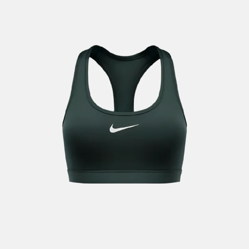 sleep women sport bra for comfortable restNike Swoosh Medium-Support Padded Women's Sports Bra -Vintage Green/White