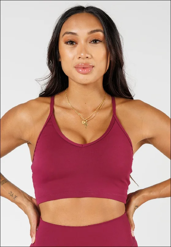 machine - made women sport bra for affordabilityRecStretch Legend Brami Blackberry