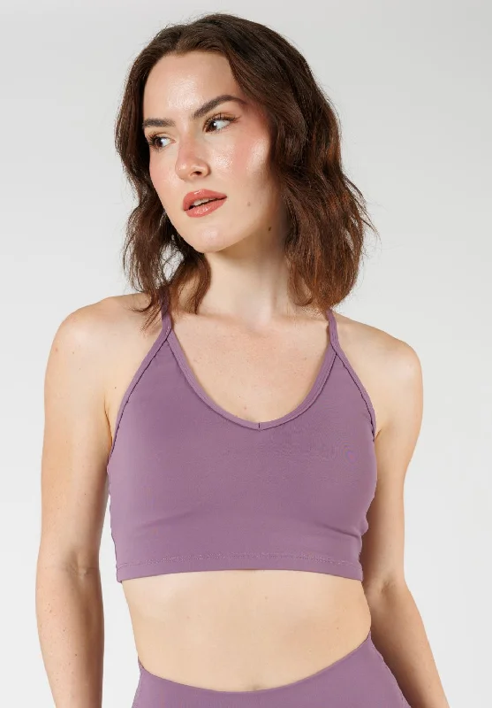 padded women sport bra for nipple coverageRecStretch Legend Brami Mauve