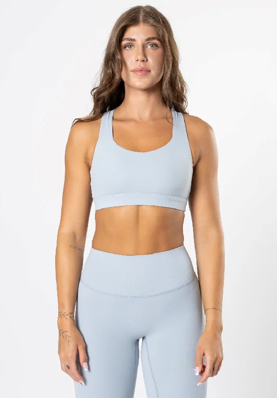 matching women sport bra and leggings setsRecStretch Perform Bra Pearl Blue