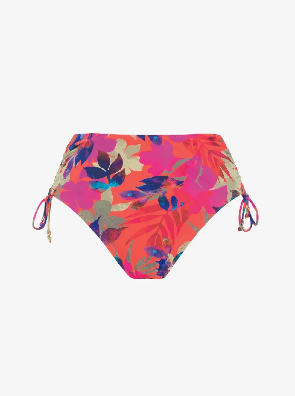 printed women bikini briefs with animal printsPlaya Del Carmen High-Waist Bikini Briefs